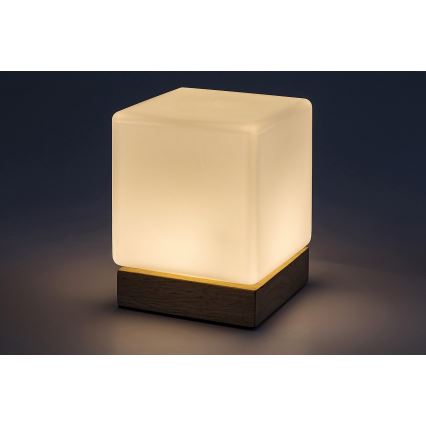 Rabalux - Lâmpada de mesa LED regulável LED/1,2W/5V 3000K faia