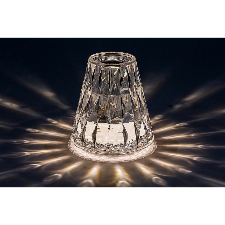 Rabalux - LED RGB Candeeiro de mesa recarregável com regulação LED/2W/5V 3000K