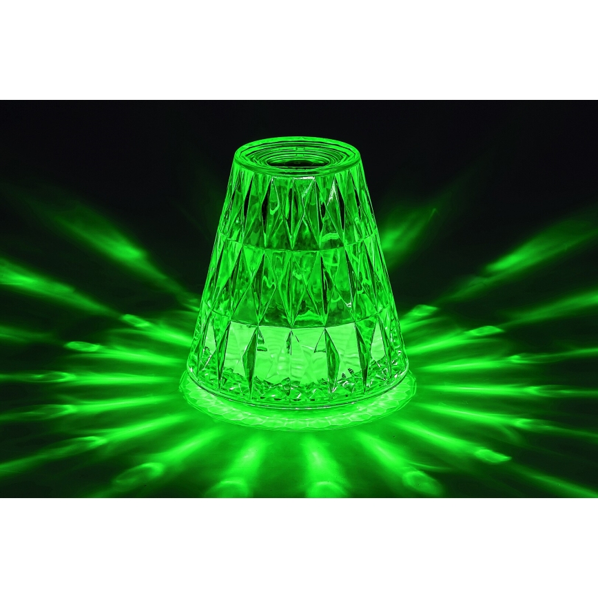 Rabalux - LED RGB Candeeiro de mesa recarregável com regulação LED/2W/5V 3000K