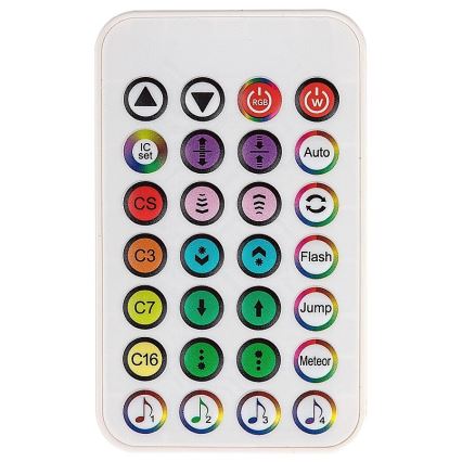 Rabalux - CONJUNTO 2x Lâmpada de Mesa LED RGB Regulável PACO LED/5W/5V + controlo remoto