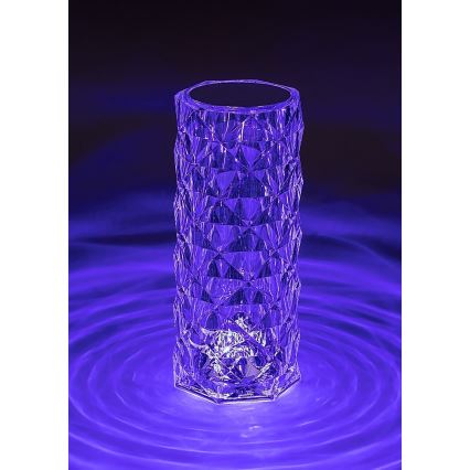 Rabalux 76015 - LED RGB Regulação mesa rechargeable candeeiro SIGGY LED/1,5W/3,7V 800 mAh