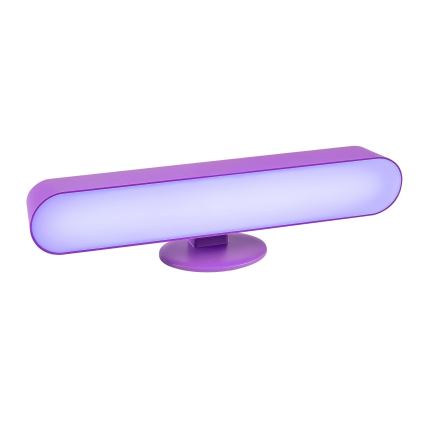 Rabalux - LED RGB Candeeiro de mesa com regulação LED/3W/5V roxo + controlo remoto