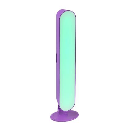 Rabalux - LED RGB Candeeiro de mesa com regulação LED/3W/5V roxo + controlo remoto