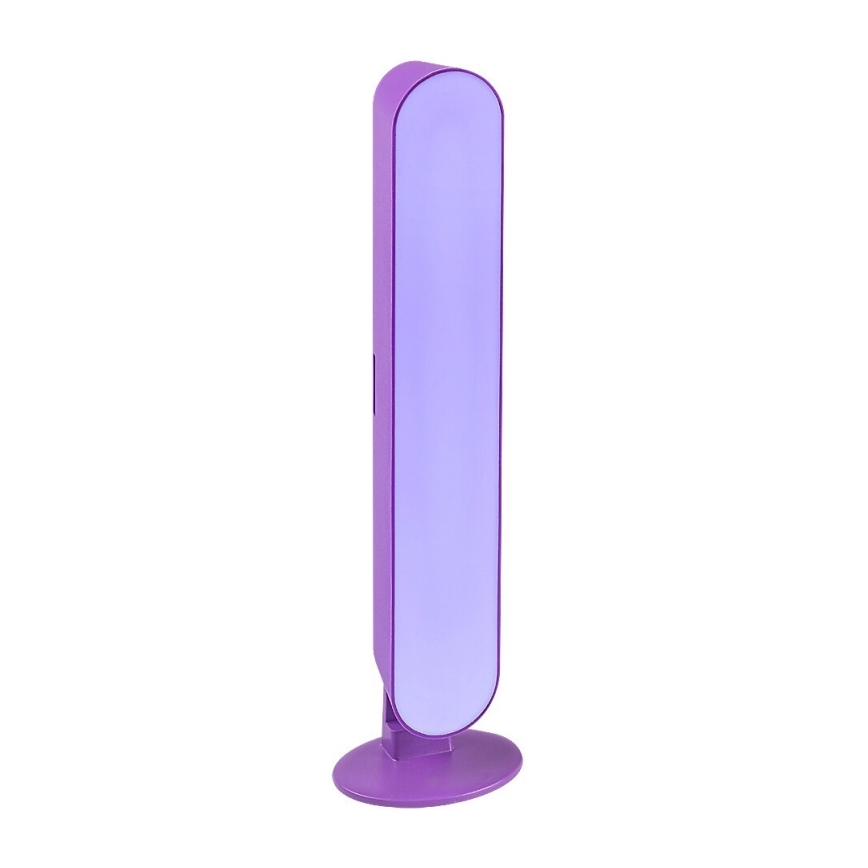 Rabalux - LED RGB Candeeiro de mesa com regulação LED/3W/5V roxo + controlo remoto
