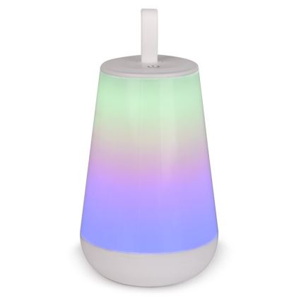 Rabalux - LED RGB Candeeiro de mesa recarregável com regulação LED/2W/5V 3000K 1800 mAh