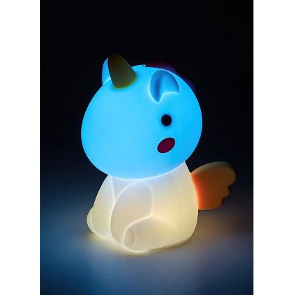 Rabalux 76020 - Candeeiro infantil LED RGB regulável UNICOO LED/0,45W/5V