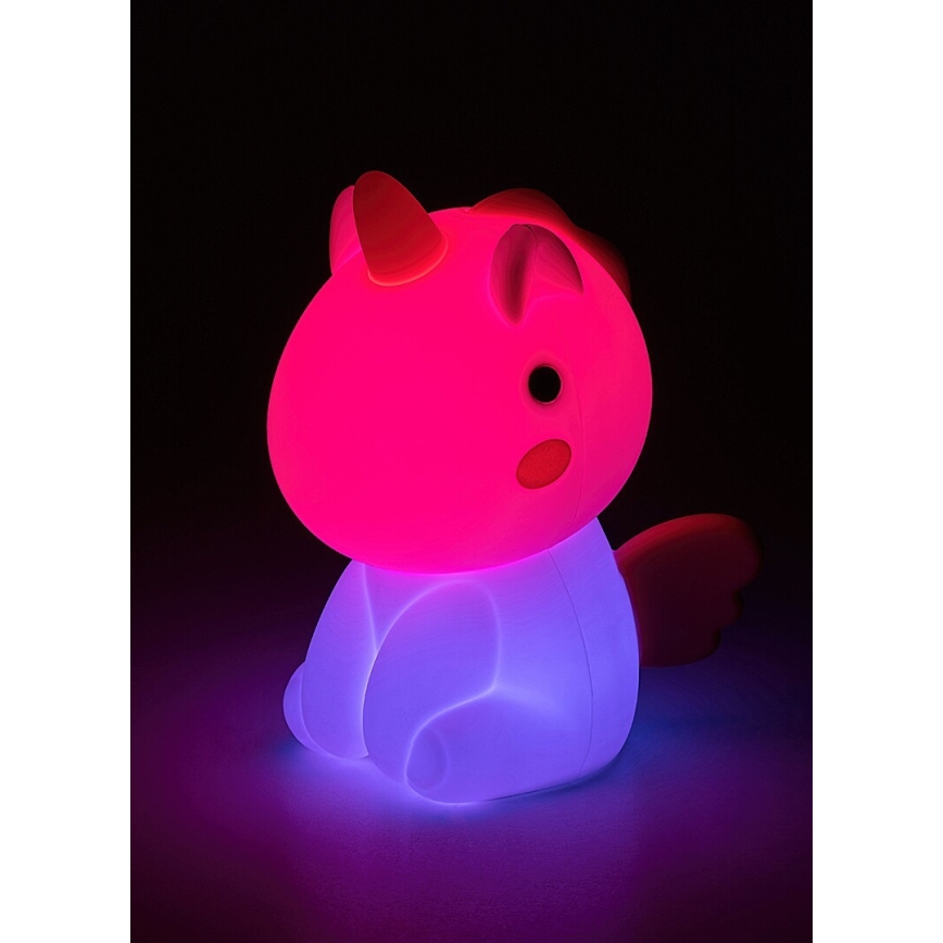 Rabalux 76020 - Candeeiro infantil LED RGB regulável UNICOO LED/0,45W/5V