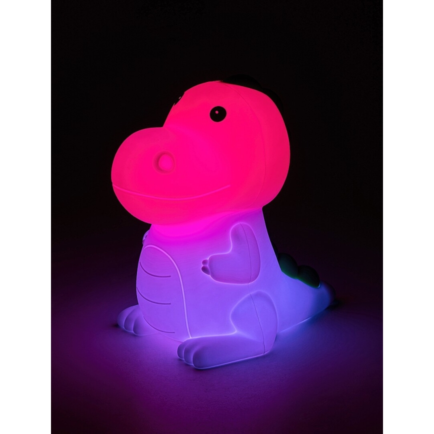 Rabalux 76021 - Candeeiro infantil LED RGB regulável DINOO LED/0,45W/5V