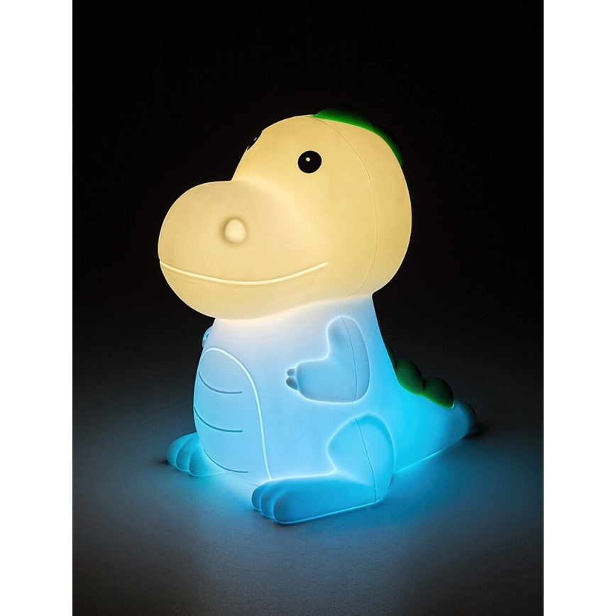 Rabalux 76021 - Candeeiro infantil LED RGB regulável DINOO LED/0,45W/5V