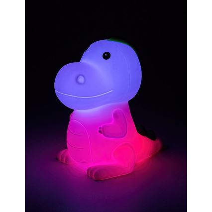 Rabalux 76021 - Candeeiro infantil LED RGB regulável DINOO LED/0,45W/5V
