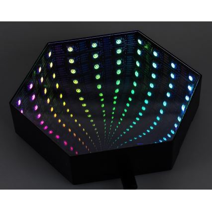Rabalux - Candeeiro de mesa LED RGB com regulação LED/1W/5V + comando