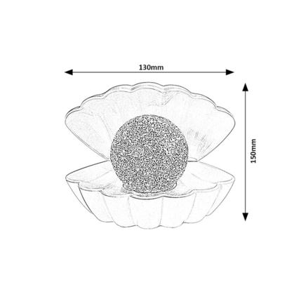 Rabalux - Lâmpada decorativa LED/0,8W/3xAAA