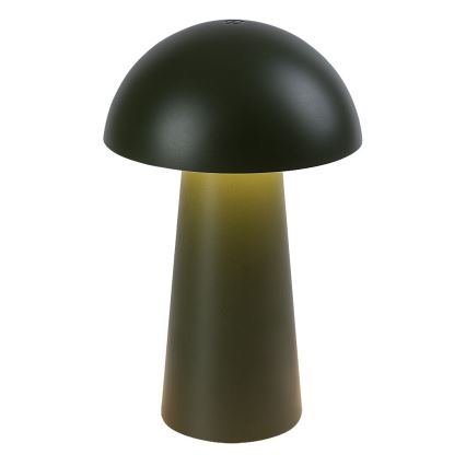 Rabalux - Lâmpada LED exterior recarregável, tátil e regulável, LED/1,5W/5V IP44 1200 mAh USB verde