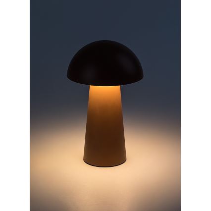 Rabalux - Lâmpada exterior recarregável tátil LED regulável LED/1,5W/5V IP44 1200 mAh USB castanha