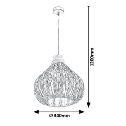 Rabalux - Candelabro num fio 1xE27/40W/230V