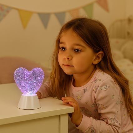 Rabalux - Lâmpada decorativa LED LED/0,8W/3xAA em forma de coração