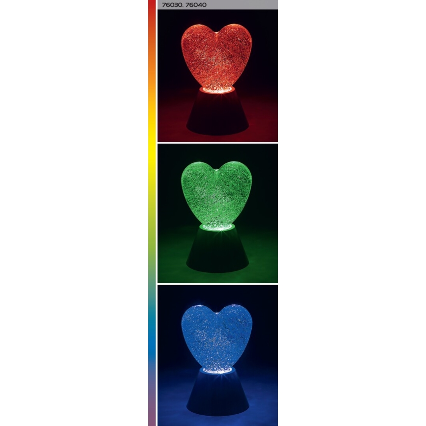 Rabalux - Lâmpada decorativa LED LED/0,8W/3xAA em forma de coração