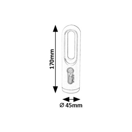Rabalux - Candeeiro portátil recarregável LED com sensor LED/0,8W/3,7V 3000/7000K