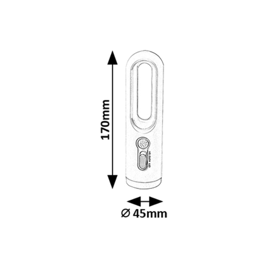 Rabalux - Candeeiro portátil recarregável LED com sensor LED/0,8W/3,7V 3000/7000K