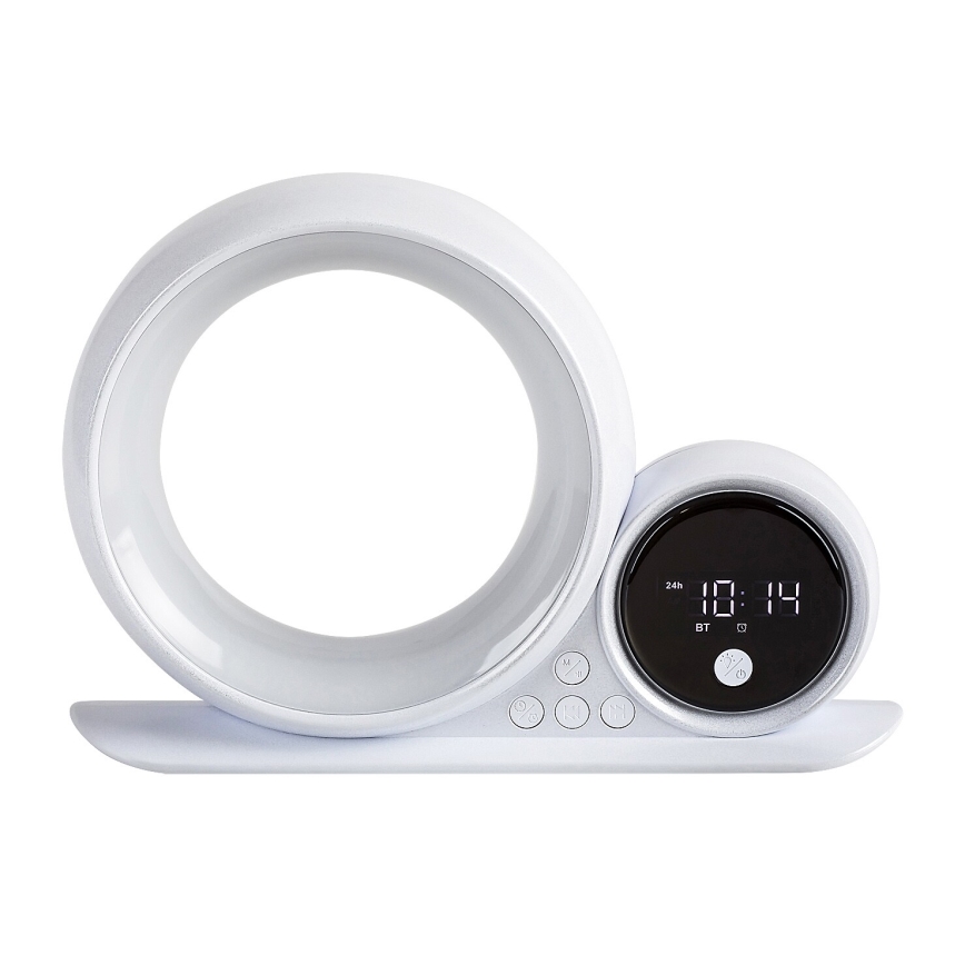 Rabalux 76109 - Candeeiro de mesa LED RGB com colunas WAKEWAY LED/5W/230V