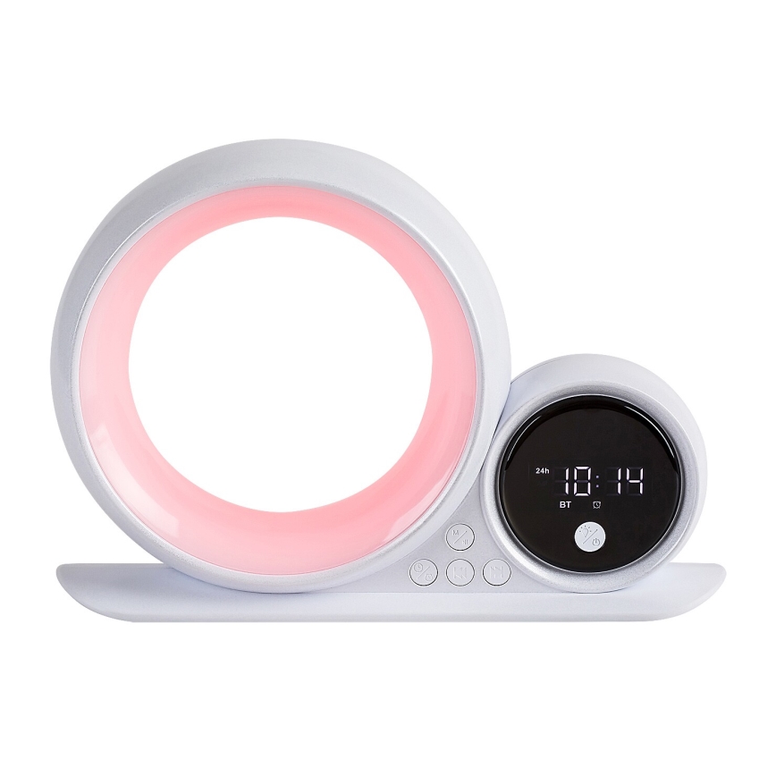 Rabalux 76109 - Candeeiro de mesa LED RGB com colunas WAKEWAY LED/5W/230V