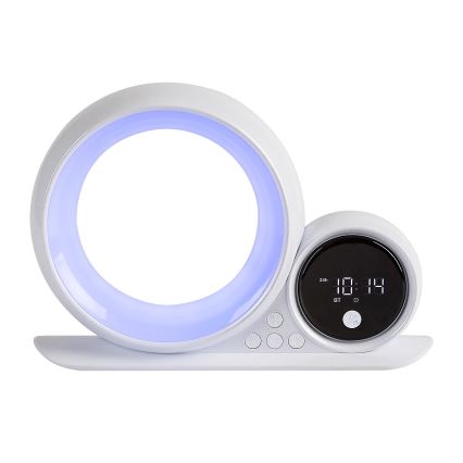Rabalux 76109 - Candeeiro de mesa LED RGB com colunas WAKEWAY LED/5W/230V