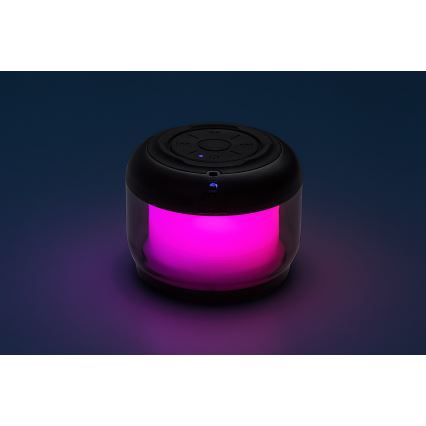 Rabalux - Candeeiro de mesa RGB com coluna RGB/3W/3,7V 500mAh