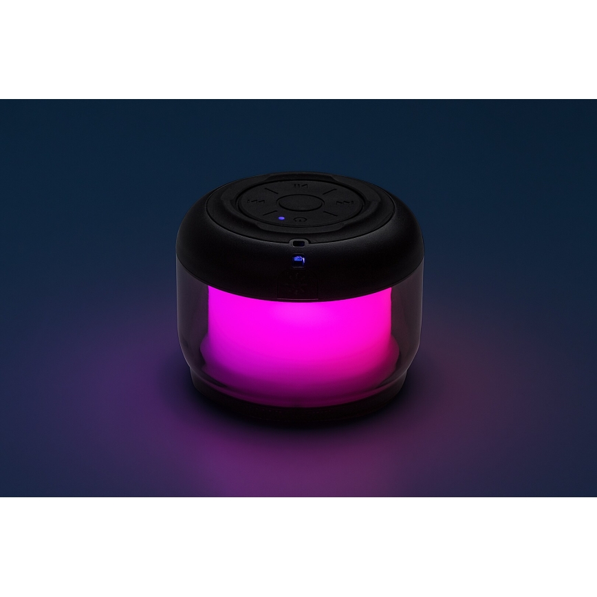 Rabalux - Candeeiro de mesa RGB com coluna RGB/3W/3,7V 500mAh