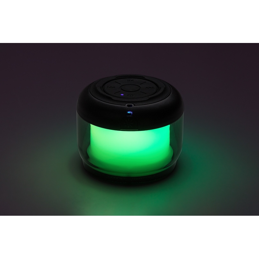 Rabalux - Candeeiro de mesa RGB com coluna RGB/3W/3,7V 500mAh