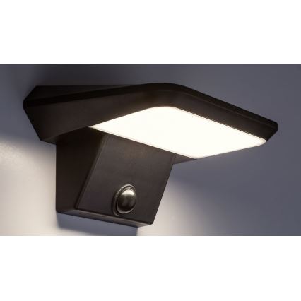 Rabalux - Iluminação solar LED com sensor LED/10W/3,7V IP44 1200 mAh