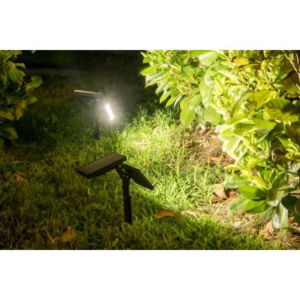 Rabalux - Holofote solar LED com sensor LED/9,6W/3,7V IP44 2000 mAh