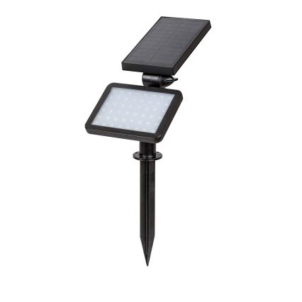 Rabalux - Holofote solar LED com sensor LED/9,6W/3,7V IP44