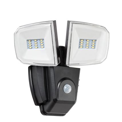 Rabalux - Holofote solar LED com sensor LED/12W/3,7V IP44