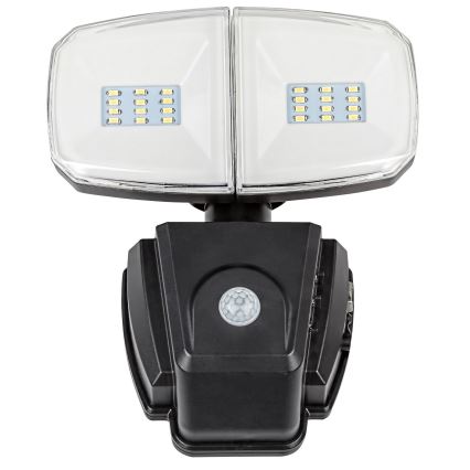 Rabalux - Holofote solar LED com sensor LED/12W/3,7V IP44