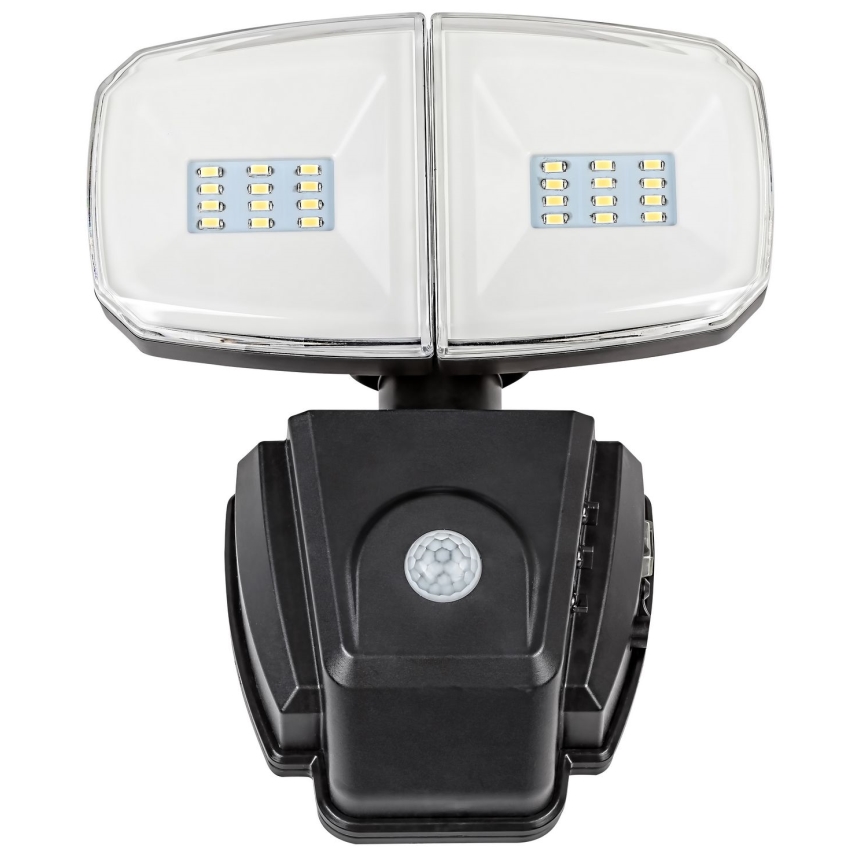 Rabalux - Holofote solar LED com sensor LED/12W/3,7V IP44