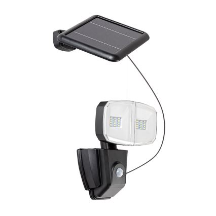 Rabalux - Holofote solar LED com sensor LED/12W/3,7V IP44