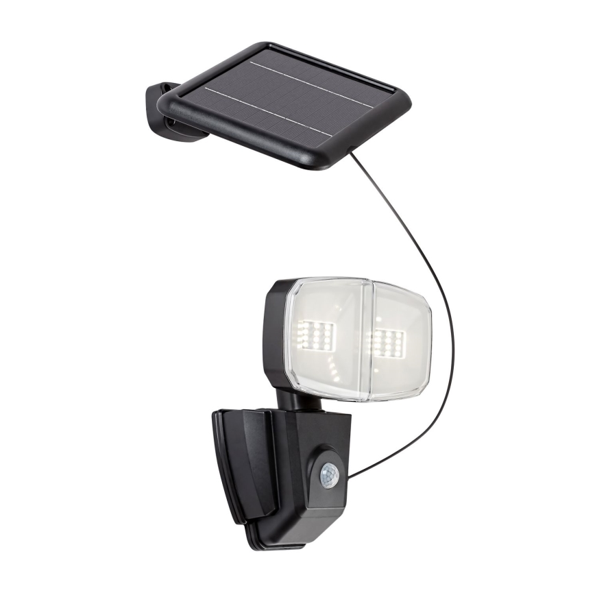 Rabalux - Holofote solar LED com sensor LED/12W/3,7V IP44
