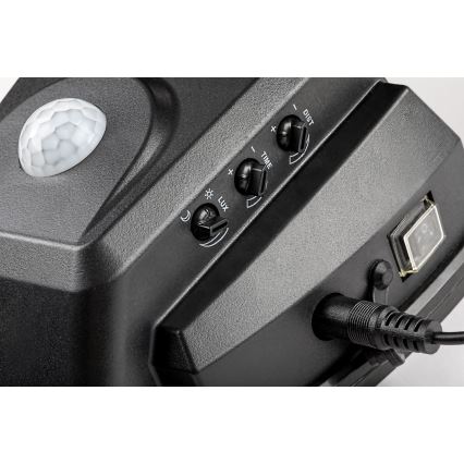 Rabalux - Holofote solar LED com sensor LED/12W/3,7V IP44