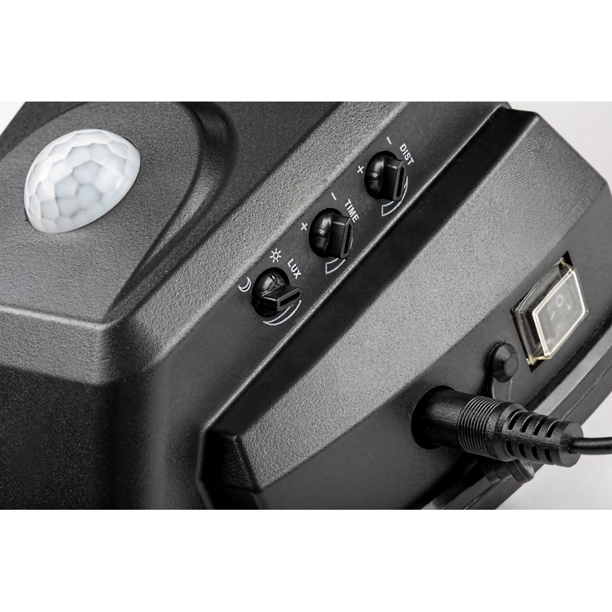 Rabalux - Holofote solar LED com sensor LED/12W/3,7V IP44