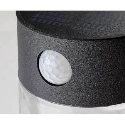 Rabalux - Iluminação solar LED com sensor LED/1,5W/3,7V IP44 600 mAh