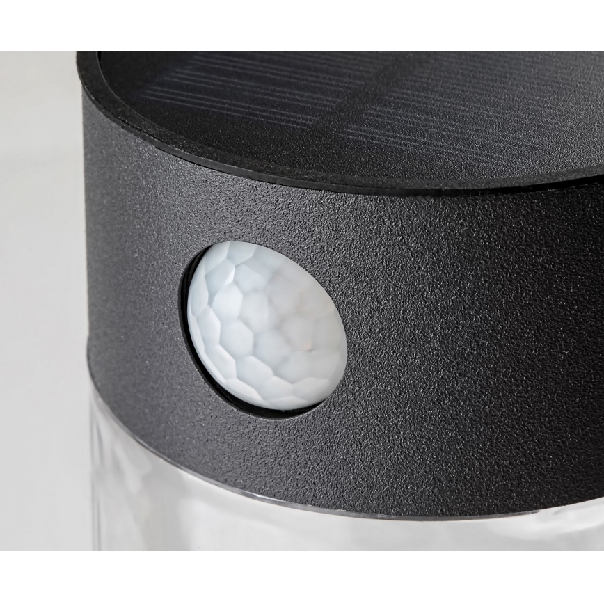 Rabalux - Iluminação solar LED com sensor LED/1,5W/3,7V IP44 600 mAh
