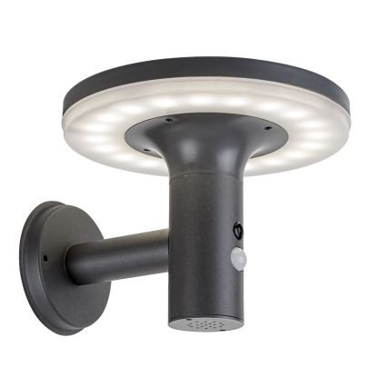 Rabalux - Iluminação solar LED com sensor LED/10W/3,7V IP44