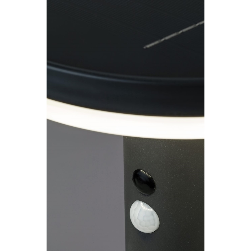 Rabalux - Iluminação solar LED com sensor LED/10W/3,7V IP44