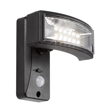 Rabalux - Iluminação solar LED com sensor LED/2,4W/3,7V IP44