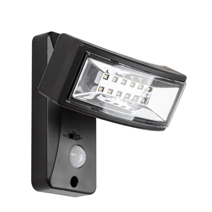 Rabalux - Iluminação solar LED com sensor LED/2,4W/3,7V IP44