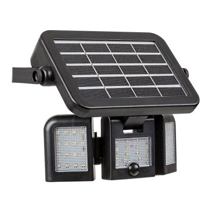 Rabalux - Holofote solar LED com sensor LED/9,6W/3,7V IP44 3000 mAh