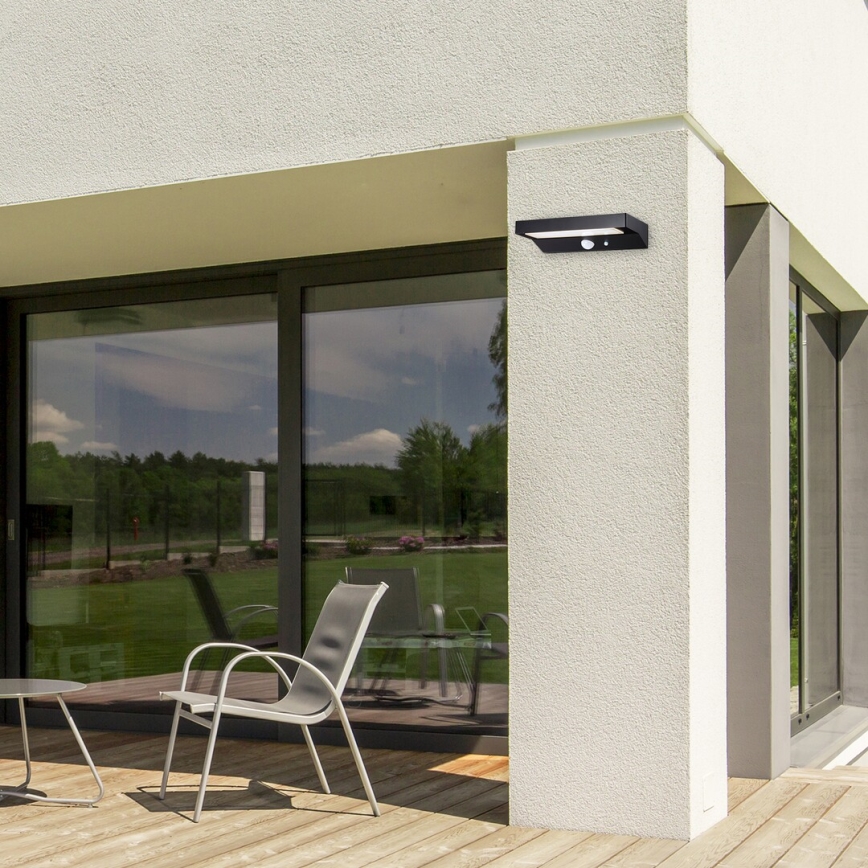 Rabalux - Iluminação solar LED com sensor LED/6W/3,7V IP44