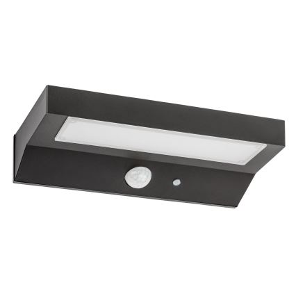 Rabalux - Iluminação solar LED com sensor LED/6W/3,7V IP44