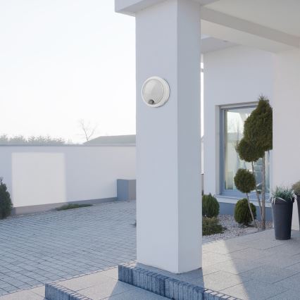 Rabalux - Iluminação de parede exterior LED com sensor LED/15W/230V IP54