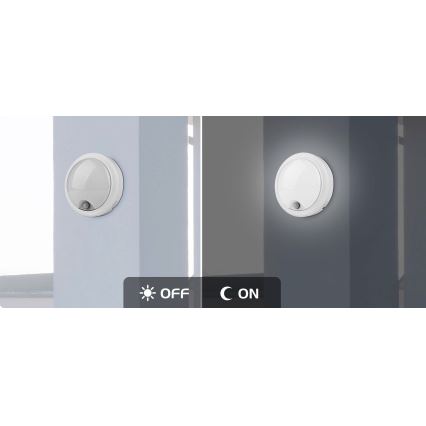 Rabalux - Iluminação de parede exterior LED com sensor LED/15W/230V IP54